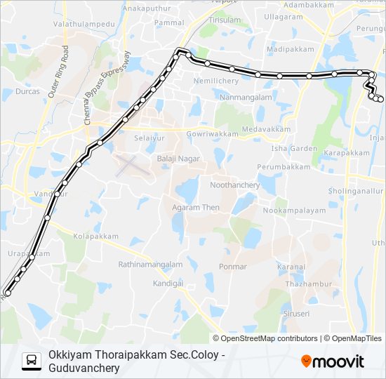 91ET bus Line Map