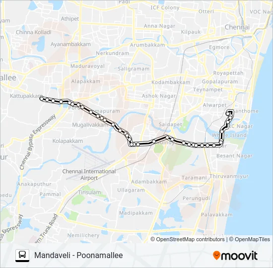 49F Bus Line Map