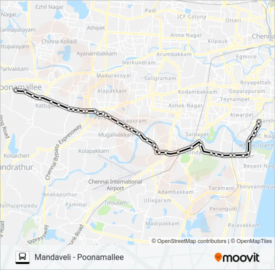 49F Bus Line Map