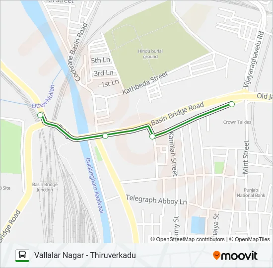 59 Bus Line Map