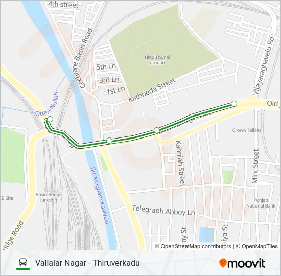 59 Bus Line Map