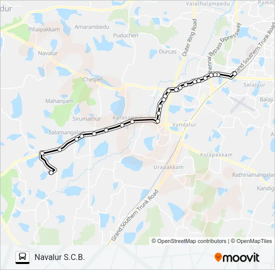 79A Bus Line Map