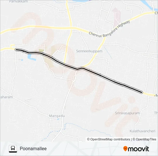 37 (37G) Bus Line Map