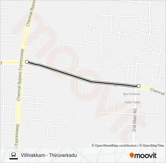 63 Bus Line Map