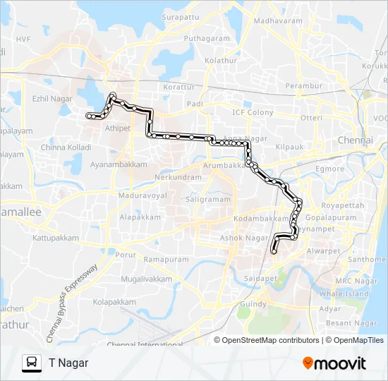 47CX Bus Line Map