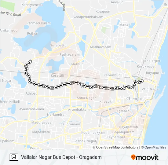 48BX Bus Line Map