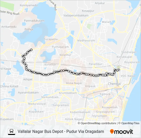 48BX Bus Line Map