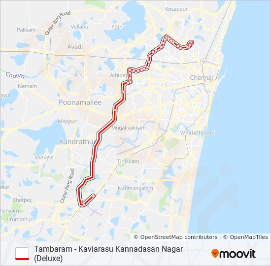 104k Route: Schedules, Stops & Maps - Tambaram (Deluxe) (Updated)