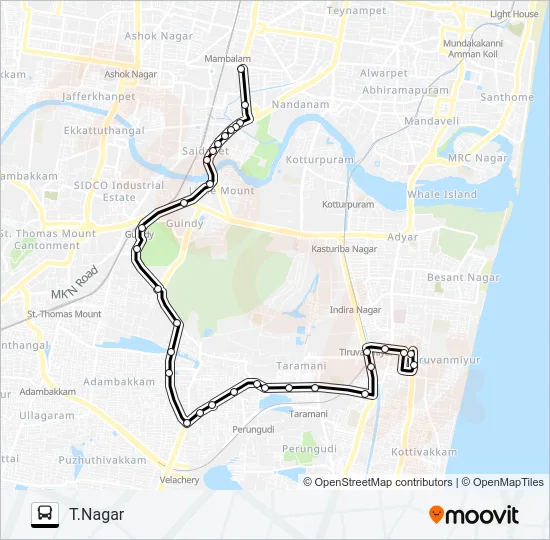 3 Bus Line Map