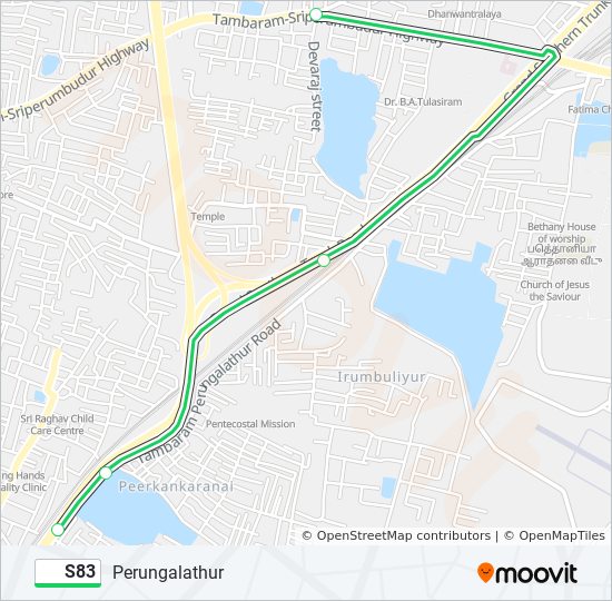 s83 Route: Schedules, Stops & Maps - Perungalathur (Updated)