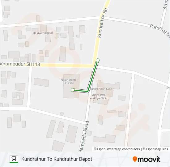 188C Bus Line Map