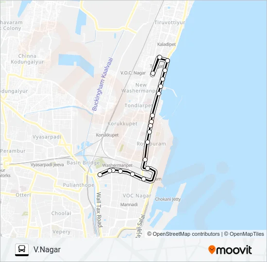 8ACT Bus Line Map