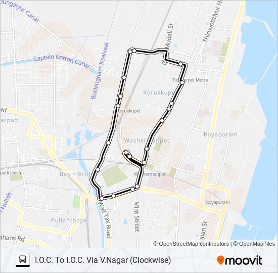 C1 Bus Line Map