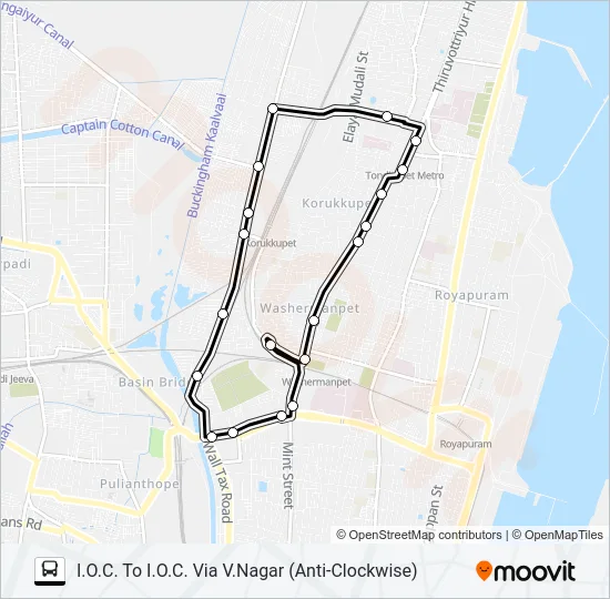 C1 Bus Line Map