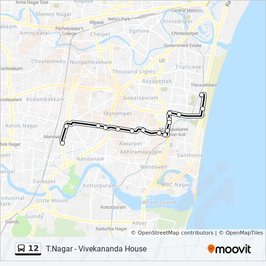 T Nagar Route Map 12 Route: Schedules, Stops & Maps - T Nagar (Updated) T Nagar Route Map 12 Route: Schedules, Stops & Maps - T Nagar (Updated)