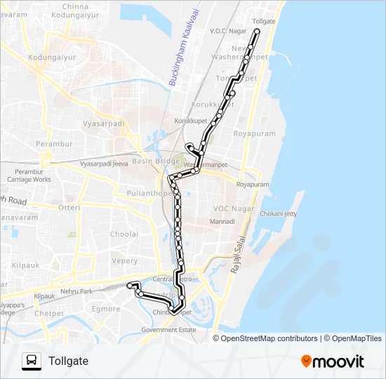 28 Bus Line Map