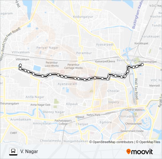 48 Bus Line Map