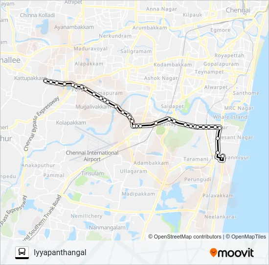 49 Bus Line Map