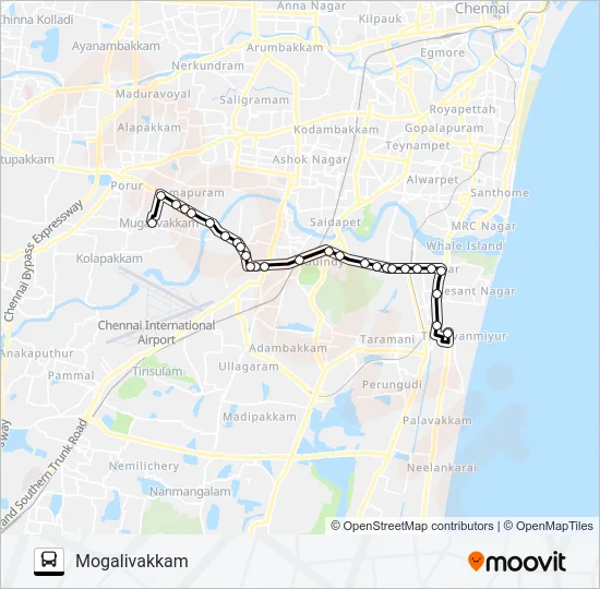49 Bus Line Map