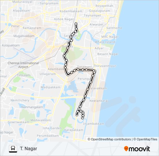 5G Bus Line Map