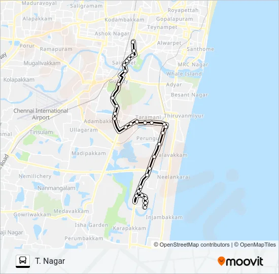 5G Bus Line Map