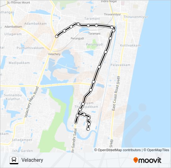 5G Bus Line Map