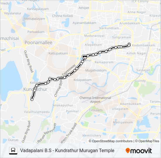 88 Bus Line Map