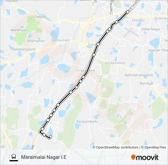 118 Bus Line Map