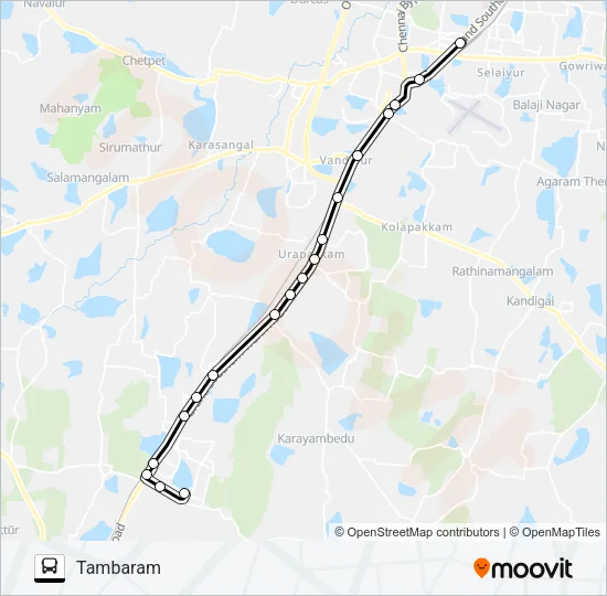 118 Bus Line Map