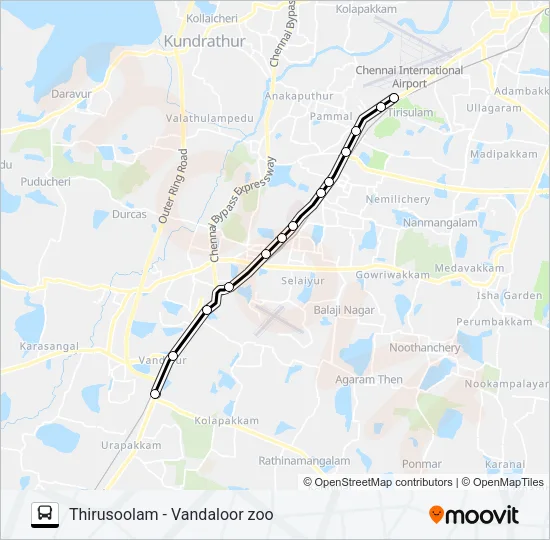 18A Bus Line Map