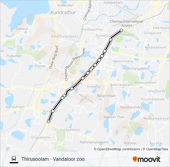18A Bus Line Map