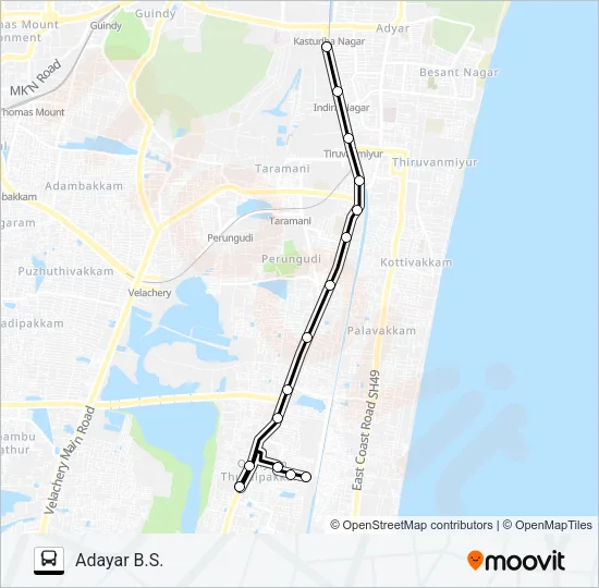 19C Bus Line Map