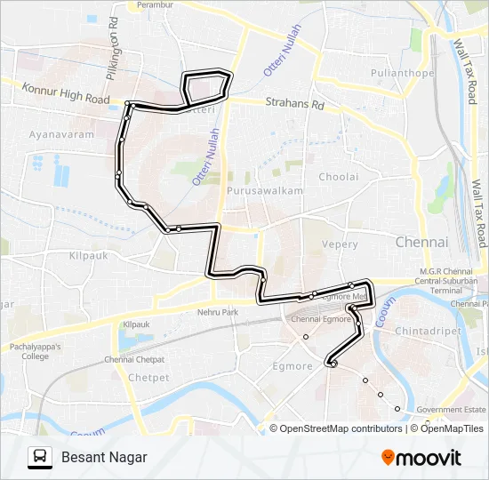 23C Bus Line Map