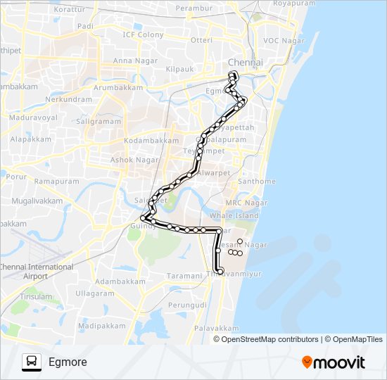 23C Bus Line Map