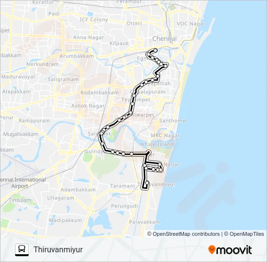 23C Bus Line Map