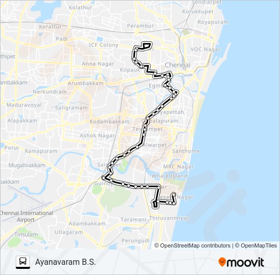 23C Bus Line Map