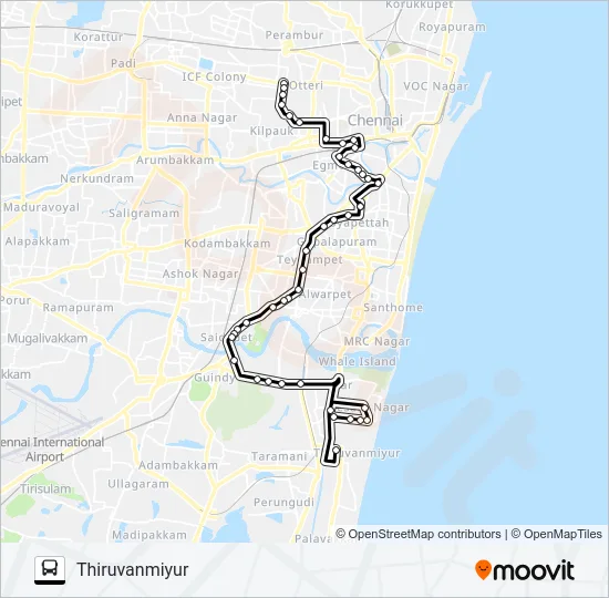 23C Bus Line Map