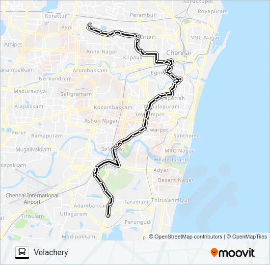 23V Bus Line Map