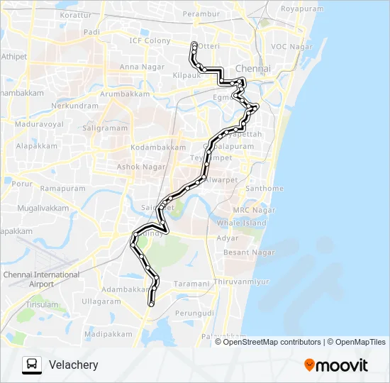 23V Bus Line Map