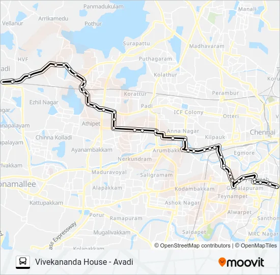 24C Bus Line Map