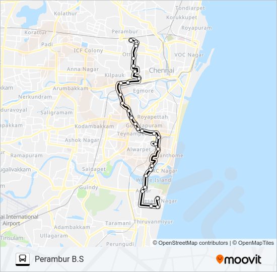 29C Bus Line Map