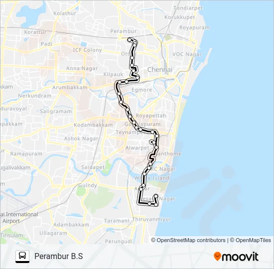 29C Bus Line Map