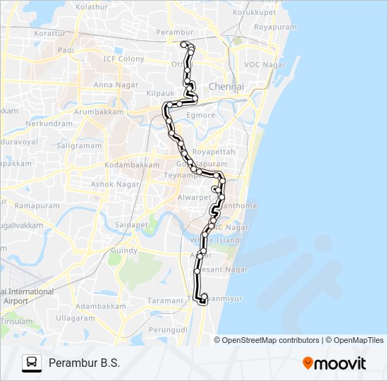 29C Bus Line Map