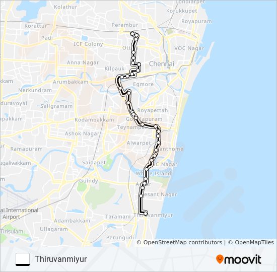 29c Route Schedules Stops Maps Thiruvanmiyur Updated 29c-route-schedules-stops-maps-thiruvanmiyur-updated