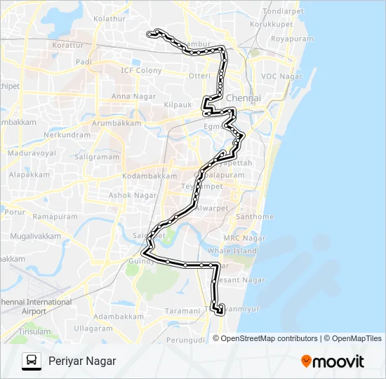 29L Bus Line Map