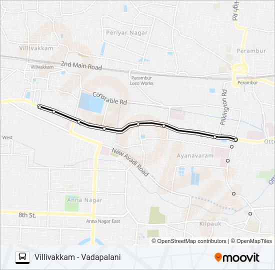 37C Bus Line Map