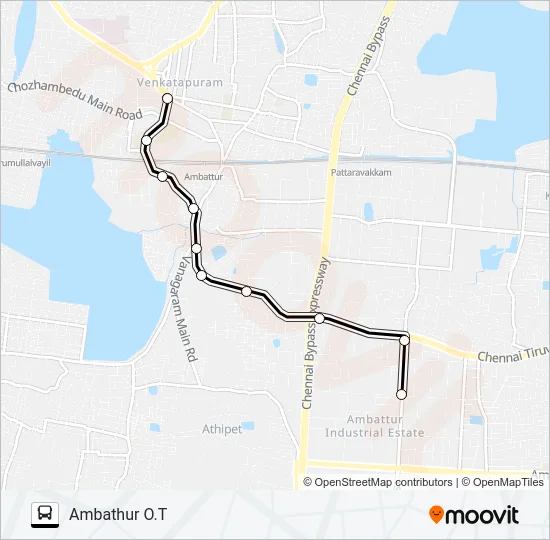 47C Bus Line Map