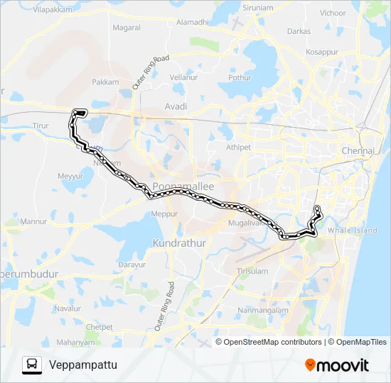 54V Bus Line Map