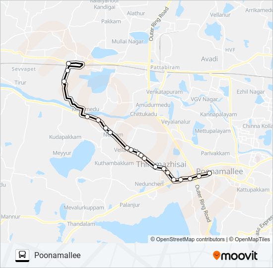 54V bus Line Map