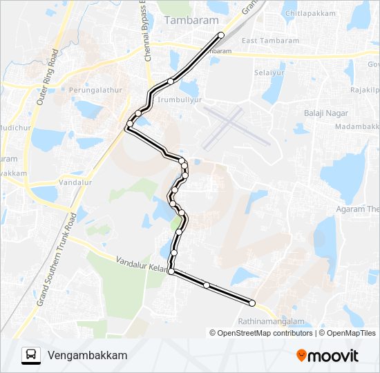 55G Bus Line Map